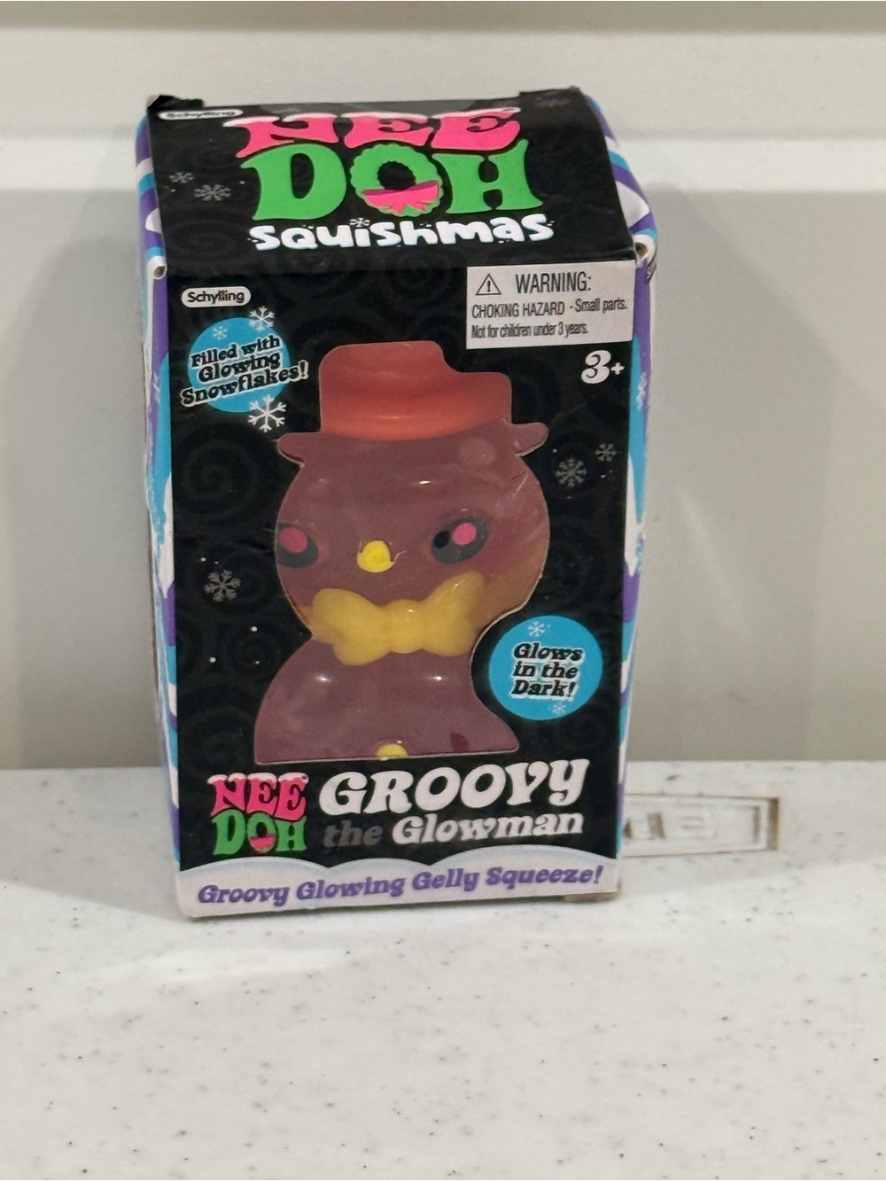 NEW Nee Doh ~ The Groovy Glowman Gelly Squeeze ~ Glows in the Dark - Picture 5 of 11